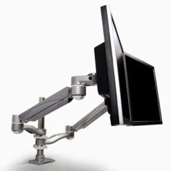 Safco EZKC2 Dual Arm Pole Monitor Mount