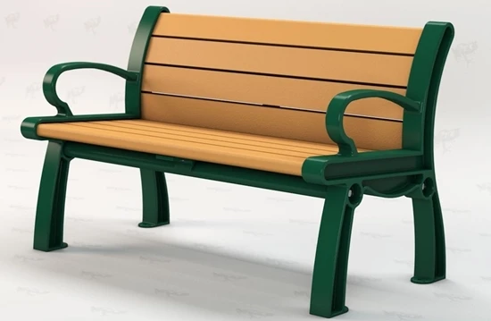 Jayhawk Plastics PB4_HER Heritage 4' Bench