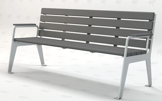 Plaza Bench P/N PB6 _PLZ - Image 2