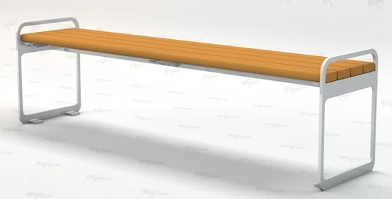 Plaza Backless Bench P/N PB 6_PLZBAC