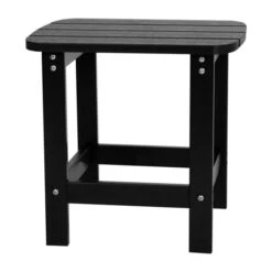 Charlestown Poly Resin Wood Adirondack Side Table