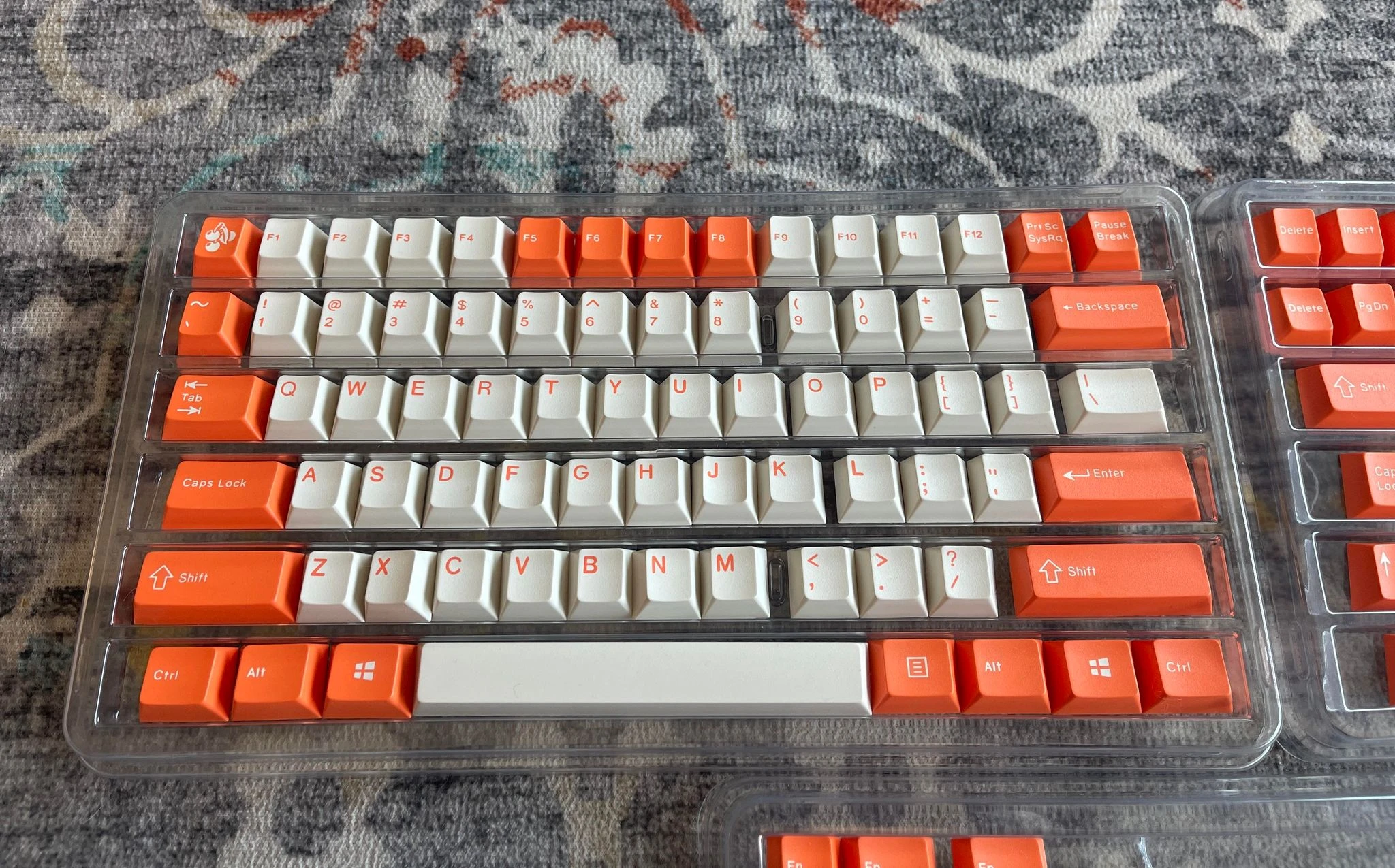 None EPBT Orange & White ABS Keyset - Image 2
