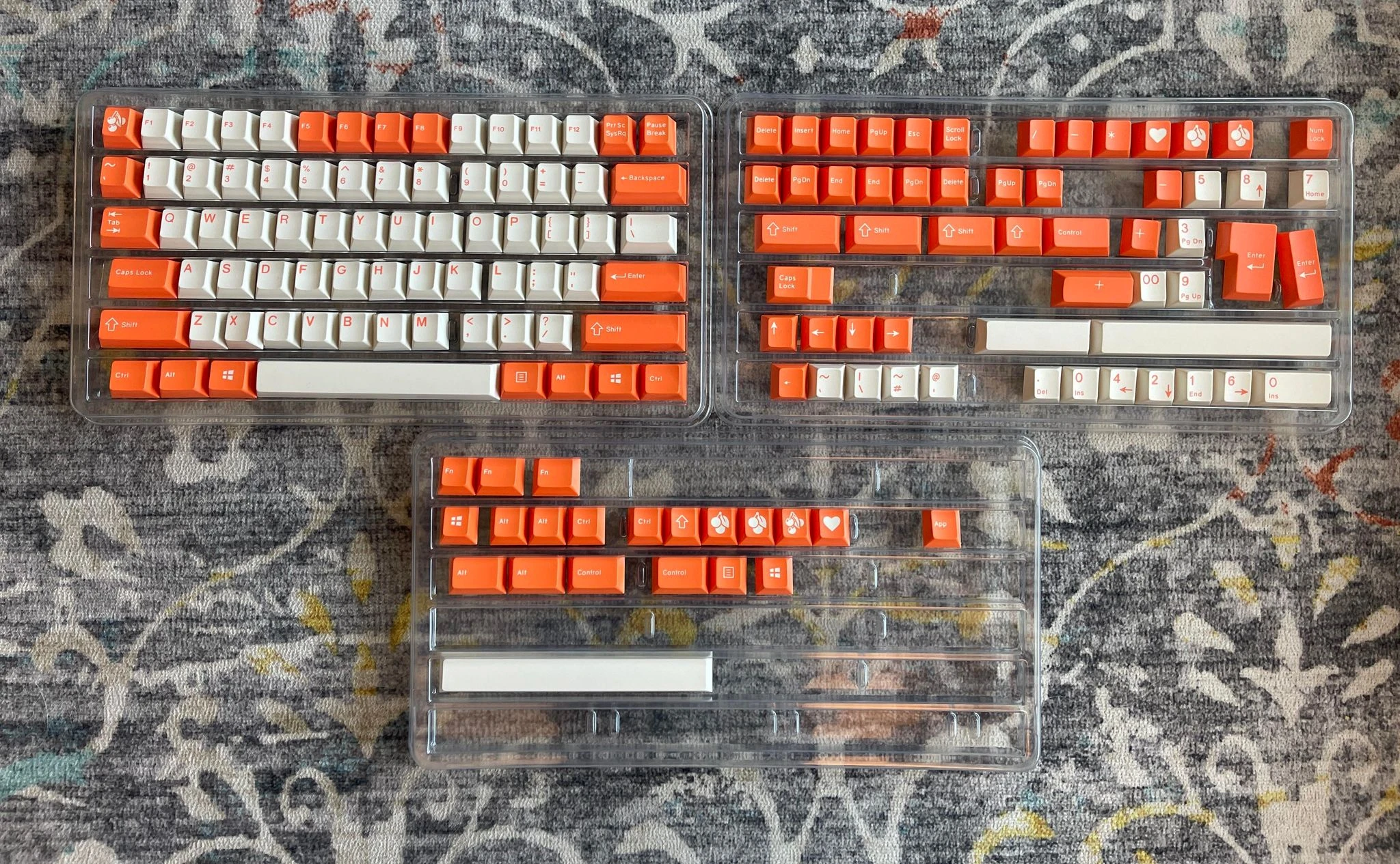 None EPBT Orange & White ABS Keyset - Image 3