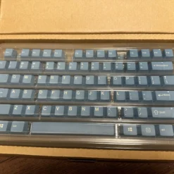 KBDFANS Blue Doubleshot Keycap Set