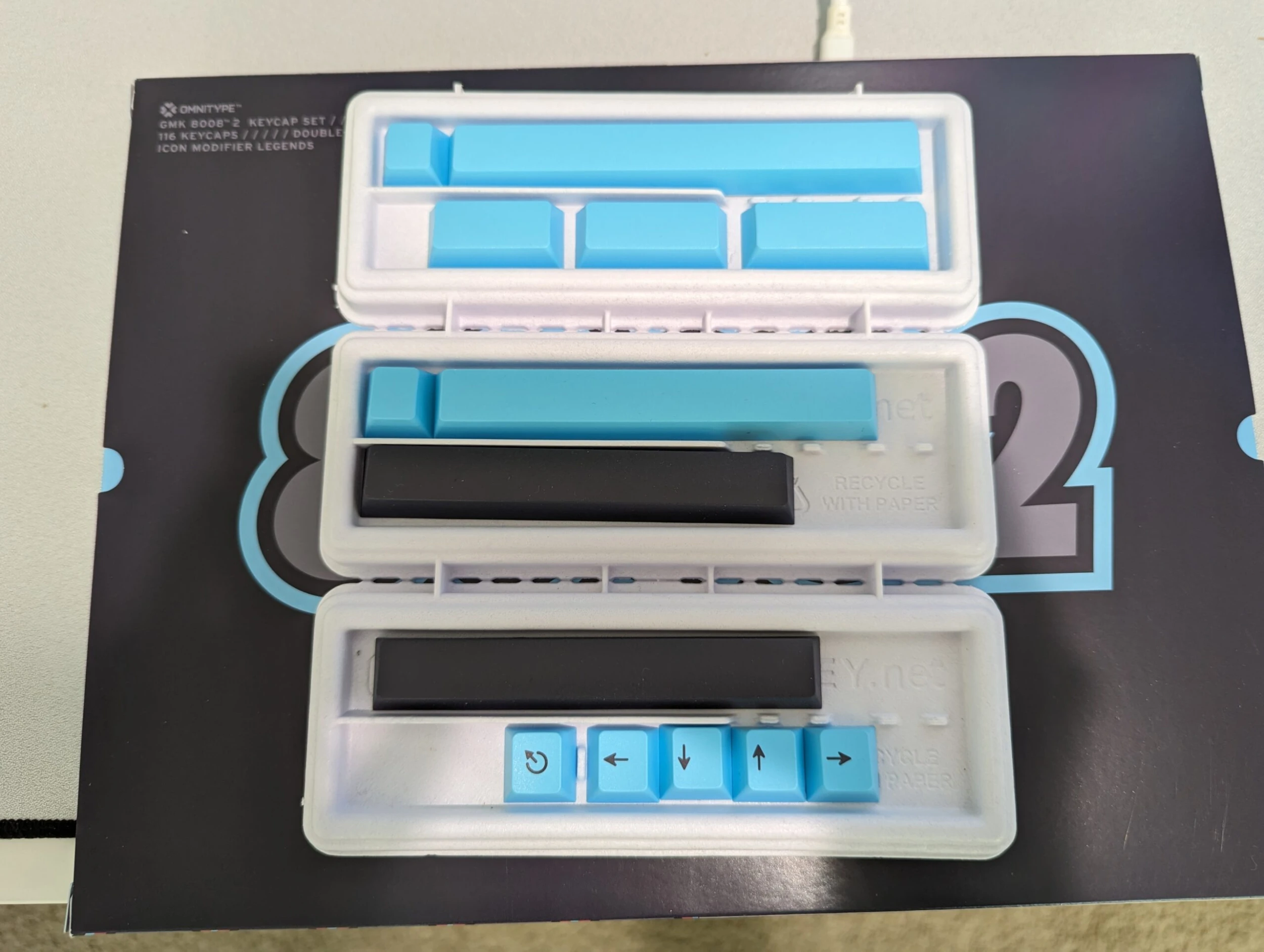 None GMK 80082 BLOO Base Kit + Spacebar Kit + Modern Icon Mods Kit - Image 3