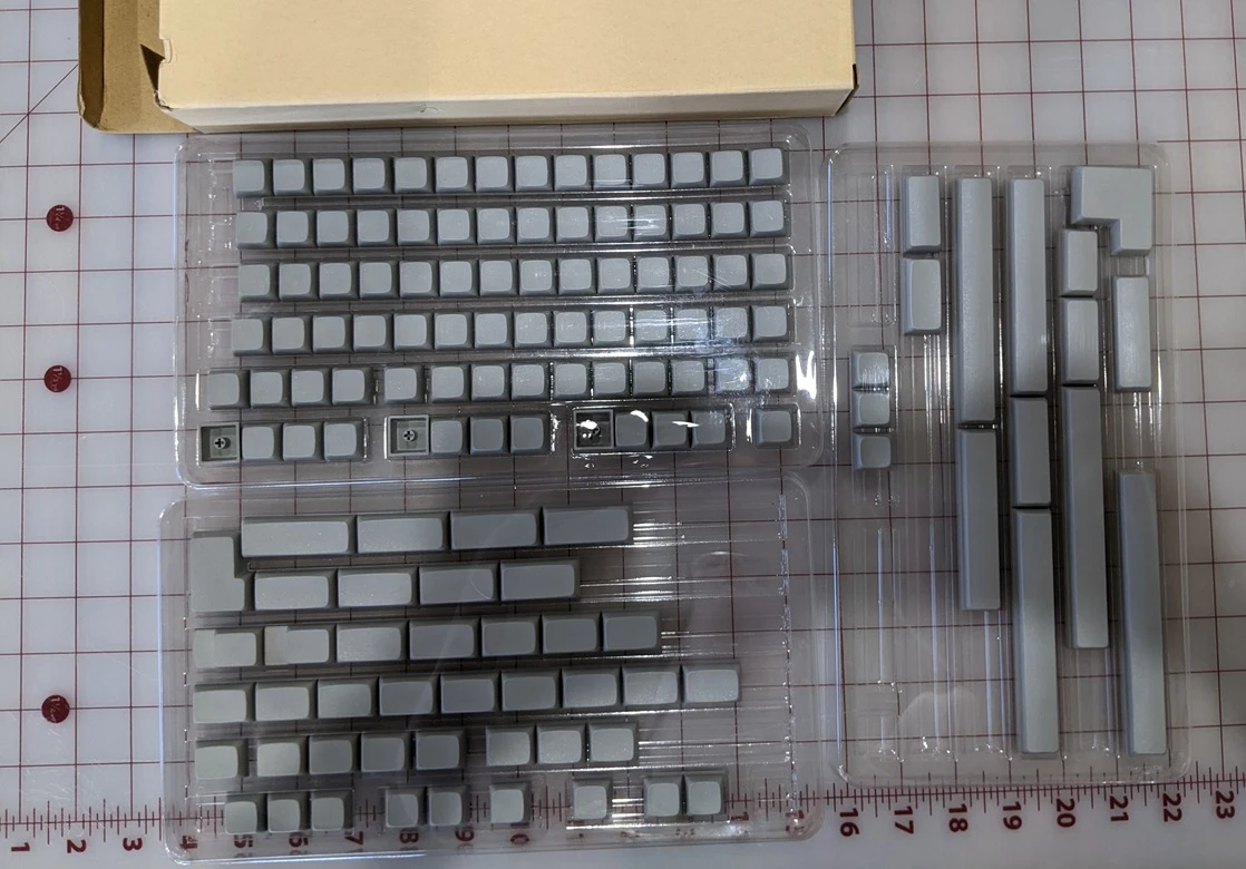 None PBT XDA Blanks (Grey)